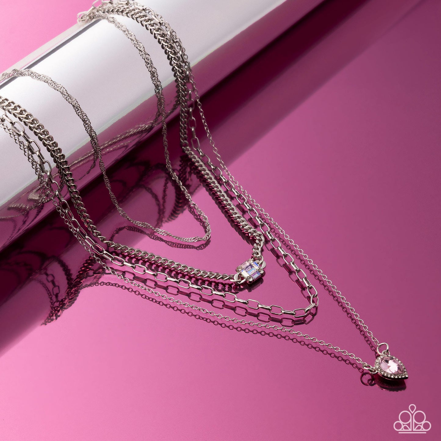 Radiant Rows - Pink