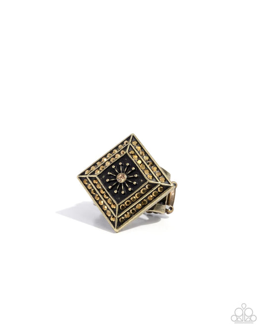 Sunburst Squared - Brass