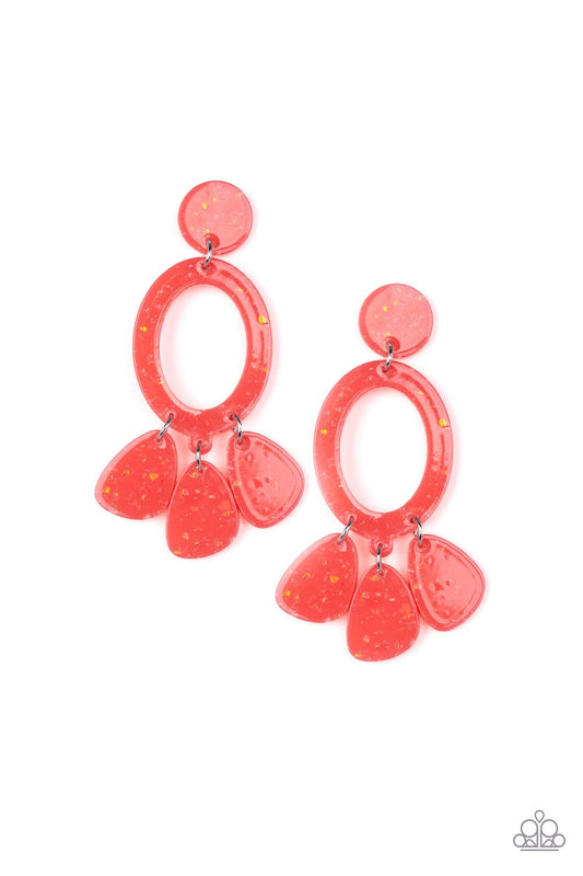 Sparkling Shores - Orange/coral