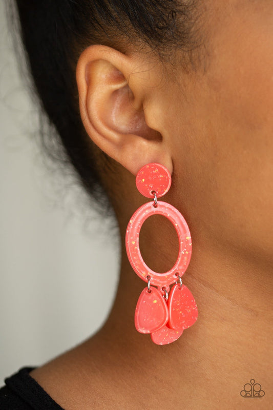 Sparkling Shores - Orange/coral