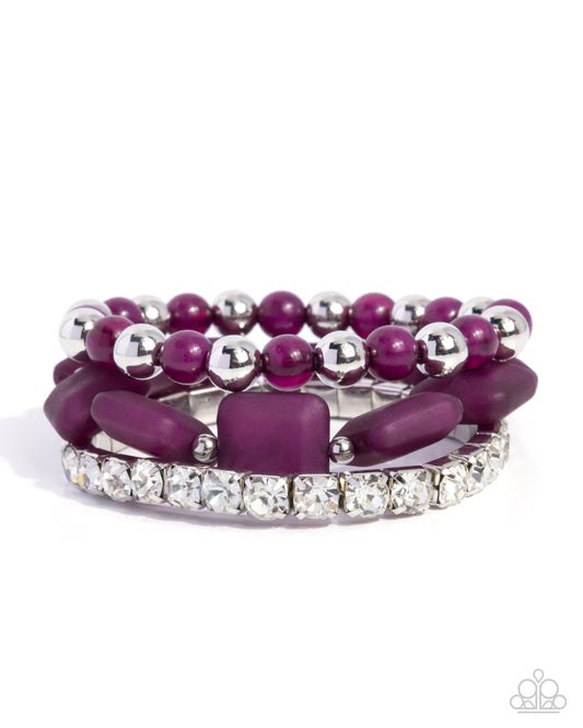 Socialite Squares - Purple