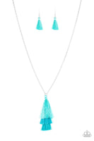 Triple the Tassel - Blue